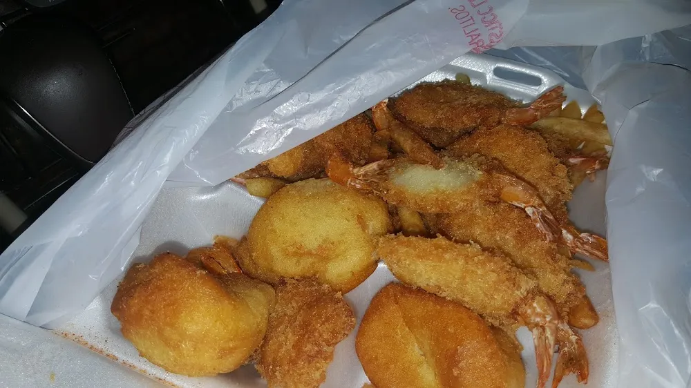 Shrimp and Fry Bread
